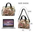 thumbnail image 4 of 16" Laptop Briefcase for Work Travel Laptop Shoulder Bag Carrying Handbag Laptop Case Santa Claus Sitting in Chair, 4 of 8