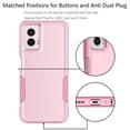 thumbnail image 5 of For Motorola Moto G Power 5G 2024 Case ,2 in 1 Phone Case for Moto G Power 5G 2024 6.7" ,Takfox Shockproof Protection Heavy Duty Armor Hard Plastic & Rubber Rugged Full Body Bumper Cover -Pink, 5 of 14