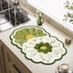 thumbnail image 2 of Alfombrilla de baño con forma especial de flores, alfombrilla para puerta de inodoro, alfombrilla absorbente de agua para inodoro, alfombrilla suave antideslizante y anticaídas para baño, 2 of 2