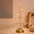 thumbnail image 3 of De Navidad Preiluminado Decoración De Cristal Mini Árbol De Navidad Delgado Con Luces Led Para Adorno De Mesa matsuzay  HA043014-02, 3 of 6
