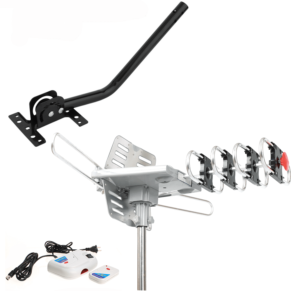 Outdoor HDTV Digital Amplified 360º Motorised TV Antenna with J Pole