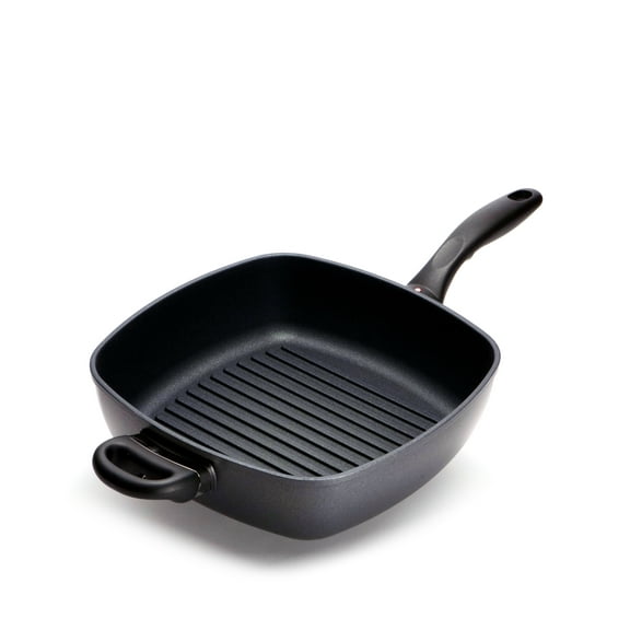 Swiss Diamond 11" x 11" Nonstick Induction Deep Square Grill Pan | HD Classic