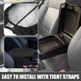 thumbnail image 4 of Car Center Console Seat Armrest Cover Interior Lid Storage Cover Trim for Honda Accord 2008-2012 Black, 4 of 6