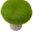 thumbnail image 4 of Northlight Small Faux Moss Mushroom Garden Statue - 6.25" - Gray, White and Green, 4 of 7