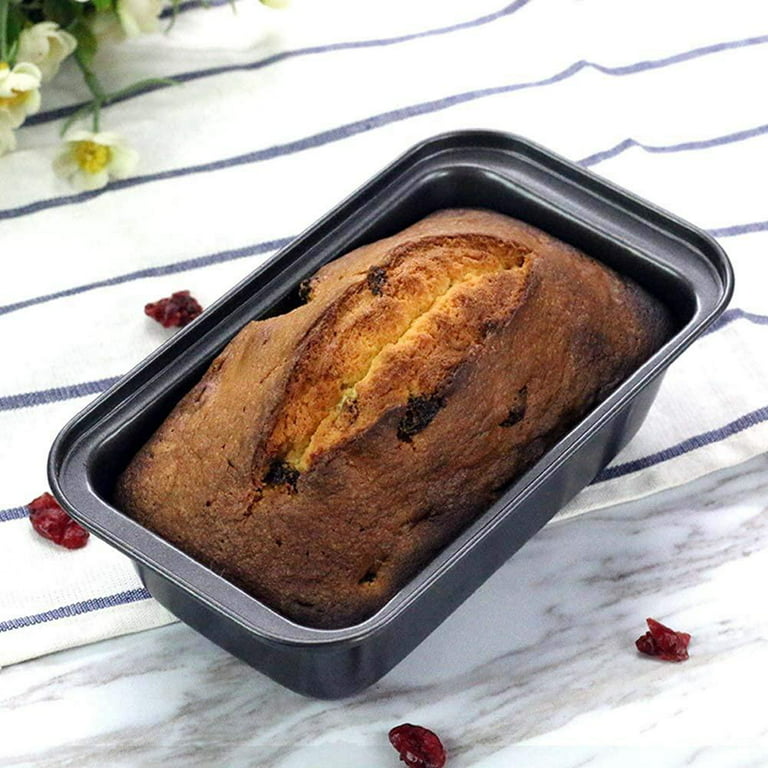 DeeDear 1.5 Pound Non-Stick Silicone Loaf Pan With Reinforced Steel Frame  Inside, Banana Loaf Pan Mold For Baking, Toast, Brownie, Bread, BPA Free