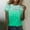 Green, variant on Women's Sequin Tops Sparkly Glitter Blouses Sequined Short Sleeve Shirts for Holiday Club Night Gear up for greatness for less