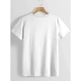 thumbnail image 2 of Nashville Print Crew Neck T-shirt, Casual Short Sleeve Top For Spring & Summer, Women's Clothing, 2 of 4