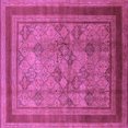 thumbnail image 1 of Ahgly Company Indoor Square Oriental Purple Industrial Area Rugs, 6' Square, 1 of 4
