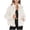White Jacket Coat, variant on Tuphregyow Women Jacket Winter Coat Solid Shaggy Jacket Warm Coat Open Front Tops Fleece Long Sleeve Fluffy Button Lapel Outfits Trendy Coffee S