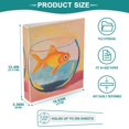 thumbnail image 3 of FORMRS 3 Ring Binder 1.5 inch with Pockets Clip Board 200 Sheets Capacity, Goldfish, 3 of 8