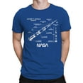 thumbnail image 2 of Officially Licensed Nasa Saturn V Rocket Diagram Men's T-shirt, 2 of 3