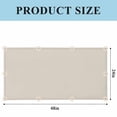 thumbnail image 3 of Ivory White Fluorescent Light Covers, Modern Pure Ivory White Magnetic Light Covers for Ceiling Lights, Fluorescent Ceiling Shade Filters for Classroom Bedroom Office 4x2Ft x 2PCS, 3 of 8