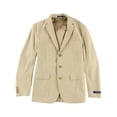 thumbnail image 1 of Ralph Lauren Mens Stretch Chino Three Button Blazer Jacket khaki 44, 1 of 1