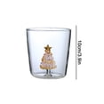 thumbnail image 4 of Holiday-Themed Drinking Glass, 3.9 Inches High, Features a Charming Internal Decoration, Great for Seasonal Decor and Beverages, 4 of 8