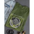 thumbnail image 3 of Earth Sphere Techno Style T-Shirt Women -Image by Shutterstock, Female Small, 3 of 4