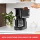 thumbnail image 3 of KITCHENTREND Cafetera programable de 12 tazas con filtro permanente, cafetera con depósito de agua extraíble, cafetera por goteo, preparación retardada, temporizador y mantenimiento caliente, cesta de, 3 of 5