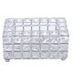 thumbnail image 5 of Caja de pañuelos de cristal con base de acero inoxidable, soporte para pañuelos brillante para el hogar, coche y oficina, 5 of 5