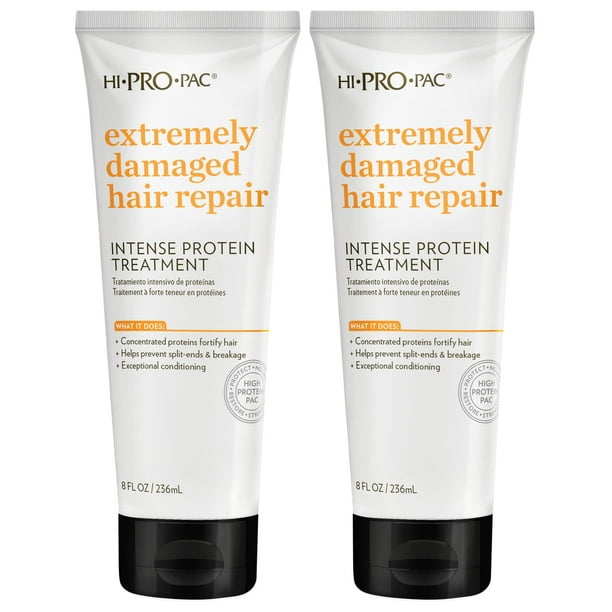 Mascarilla Hi-Pro-Pac para reparar el cabello extremadamente dañado, 240 ml, paquete de 2