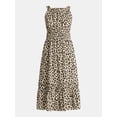 thumbnail image 4 of Time and Tru Women's and Women’s Plus Sleeveless Midi Dress, Sizes XS-4X, 4 of 4