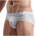 thumbnail image 4 of ZQUUVOU Men's Briefs Modal Blend Solid Color Breathable Low Waist Underwear (Gray,XL), 4 of 4