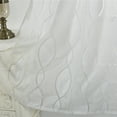 thumbnail image 6 of Worallymy Tulle Screen Curtain Rod Pocket Balcony Living Room Semi Sheer Blinds Door Room Divider Voile Drapes White, 6 of 9