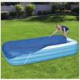 thumbnail image 5 of Cobertor para piscina, cobertor rectangular para piscina, cobertor de protección para piscina de PE grueso (L) Rojo Verde, 5 of 5