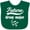 Green, variant on Future Drum Major Music Shirt Boys or Girls Baby Bib