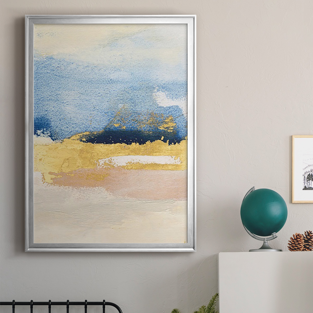 Pampa II Premium Framed Print, in Gold, Black, or Silver - Ready to Hang