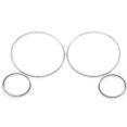 thumbnail image 1 of Car Speedometer Cover Bezel Trim Dashboard Gauge Ring Set for E39 5 Series E38 7 Series E53 X5, 1 of 5