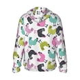 thumbnail image 2 of Picia Funny Chicken Women's Men's UPF 50+ Sun Protection Hoodie Shirt Long Sleeve SPF Fishing Outdoor UV Hiking Lightweight Shirts-X-Large, 2 of 9