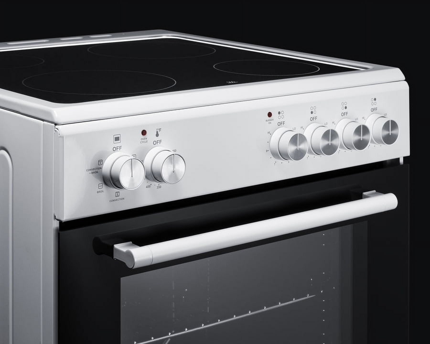 24" Wide Electric Smooth-Top Range