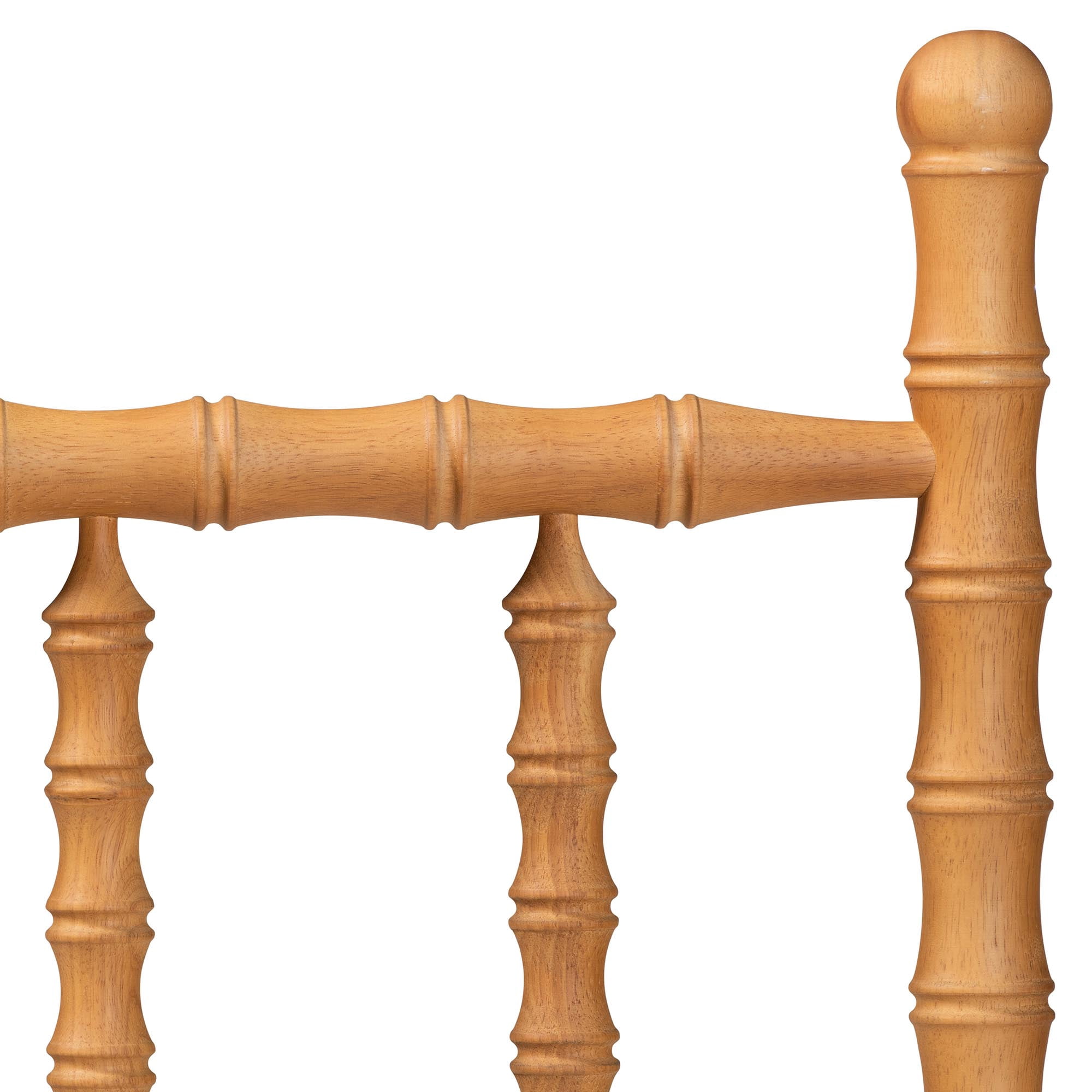 Baxton Studio Edaline Traditional Headboard, Twin, Oak Brown