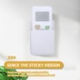 thumbnail image 5 of TABLZONE Space Saving AC Remote Wall Holder 4Pcs Rectangular Plastic for Home Organization, 5 of 6