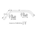 thumbnail image 2 of Steele Rubber Products - 70-1761-68 - Hardtop Roof Rail Weatherstrip - Compatible with 1967-1968 Cadillac Calais, DeVille Hardtop, 2 of 3