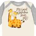 thumbnail image 4 of Inktastic My Great Grandma Loves Me Boys or Girls Long Sleeve Baby Bodysuit, 4 of 5