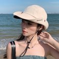 thumbnail image 1 of LinYooLi Big Hat Rear Sun Fisherman Hat Female Summer Anti -Ultraviolet Sunscreen Sun Hat Fast Dry Travel Mountaineering Cap, 1 of 9