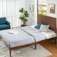 thumbnail image 3 of Zinus Raymond 38" Wood Platform Bed Frame with Adjustable Wood Headboard, Queen, 3 of 11