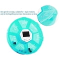 thumbnail image 4 of Dispensador automático de pastillas con gestor electrónico de medicación diaria, plantillas de dosis, alarmas sonoras y visuales y teclas para vitaminas, suplementos y más Ormromra  CPB-DE-SSW201-2, 4 of 5