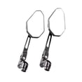 thumbnail image 3 of LOVIVER Motorcycle Mirrors Motorcycle Rearview Mirrors 8/10 mm Screw Direct Replacement Adjustable ATV Rear View Mirror for MT09, 3 of 8