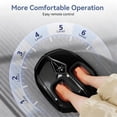 thumbnail image 5 of Foot Massager with Heat, Caveen Shiatsu Feet Massager Machine with 4 Modes & 5 Intensities, Auto-off Timers, Relax for Home or Office, Black, 5 of 10