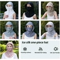 thumbnail image 7 of Women's UV Protection Balaclava Hat with Neck Guard & Face Mask for Cycling, Travel & Outdoor Activities, 7 of 7