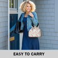 thumbnail image 6 of Pioneer Flower Floral Print Pattern Drawstring Lunch Bag Women - Drawstring Lunch Bag Insulated for Work Office - Stain-Resistant Large Lunchbags for Women with Multi-Pockets, 6 of 6