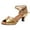 Gold, variant on Vedolay Summer Shoes Women's Closed Toe Wedge High Heels Dressyy Comfort Casual Woven Summer Shoes,Rose Gold 6.5