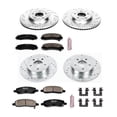 thumbnail image 3 of PowerStop Front and Rear Z23 Evolution Sport Carbon-Fiber Ceramic Brake Pad and Drilled & Slotted Rotor Kit Fits: BUICK CADILLAC Select Models K4097, 3 of 10