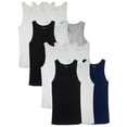 thumbnail image 4 of 12-Pack Men's Classic Stretch Tank Tops (Sizes, S-2XL), 4 of 5