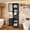 63"-Black, variant on SUNCROWN 32 Inch Tall Bathroom Storage Cabinet with Double Doors, Freestanding Floor Cabinet with Adjustable Shelves, Modern Wooden Organizer for Bathroom, Living Room, Kitchen, White