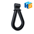 thumbnail image 2 of Hang It Simple Rubber Loops, 3-Pack - Secure Grip Loops for Mops, Brooms & Handles, 2 of 6