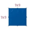 thumbnail image 2 of Lona Impermeable Para Exterior Reforzada Con Ojillos Azul 3x3 m, 2 of 5