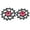 Red, variant on 12T 14T MTB Bicycle Rear Derailleur for Jockey Ceramic Wheel Bearing Pulley Road Guide Roller Great Performance