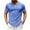 Blue(2025), variant on Yiliang Men's Henley Shirts Mens Activewear Mesh Fabric T Shirt Breathable and Lightweight Garment Available in MltiColor